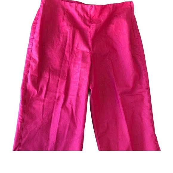 Susan Bristol Silky Feel Cotton Pants Wide Leg 14 Barbiecore Pretty in Pink - Picture 2 of 10
